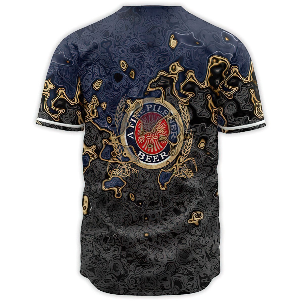 Abstract Holographic Colorful Miller Lite Baseball Jersey
