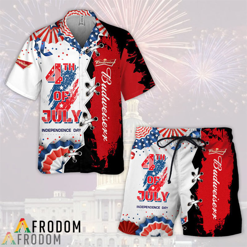Aloha 4th Of July Patriotic Corona Extra Hawaii Shirt