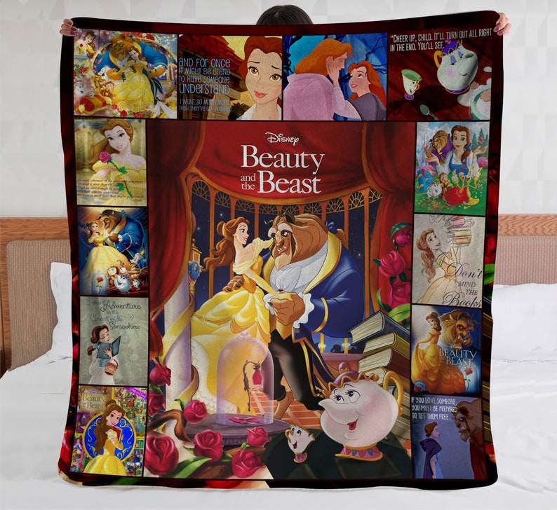 Custom Santa Mickey Mouse Christmas Bedding Decor Sofa  Fleece Blanket