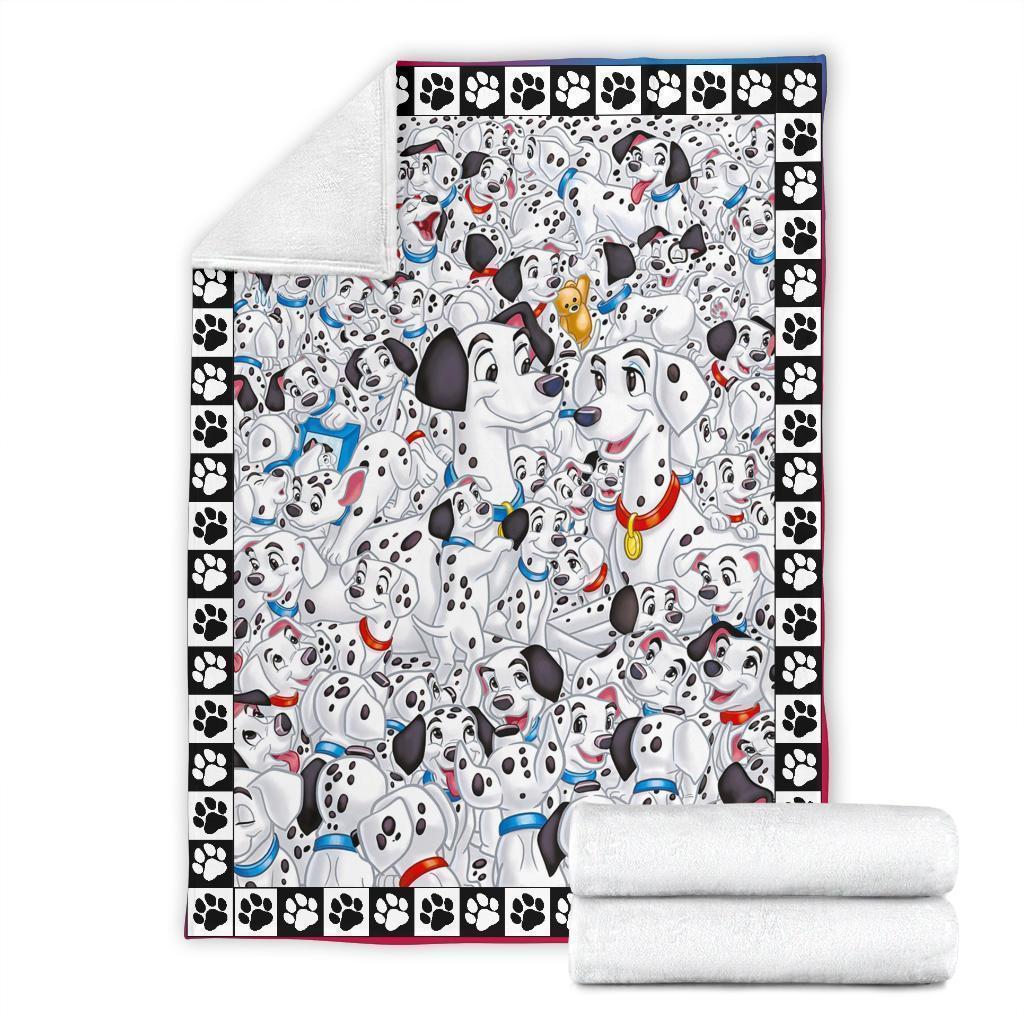 Best Seller 101 Dalmatians Funny Idea Fleece Blanket