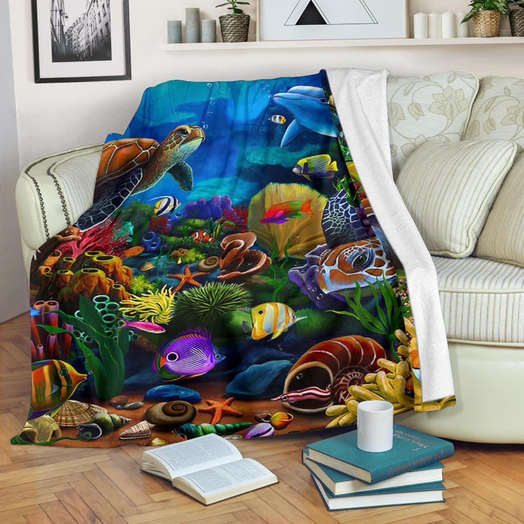 Best Seller Beautiful Ocean Fleece Blanket