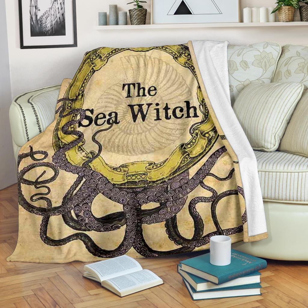 Best Seller Beware The Sea Witch Fleece Blanket