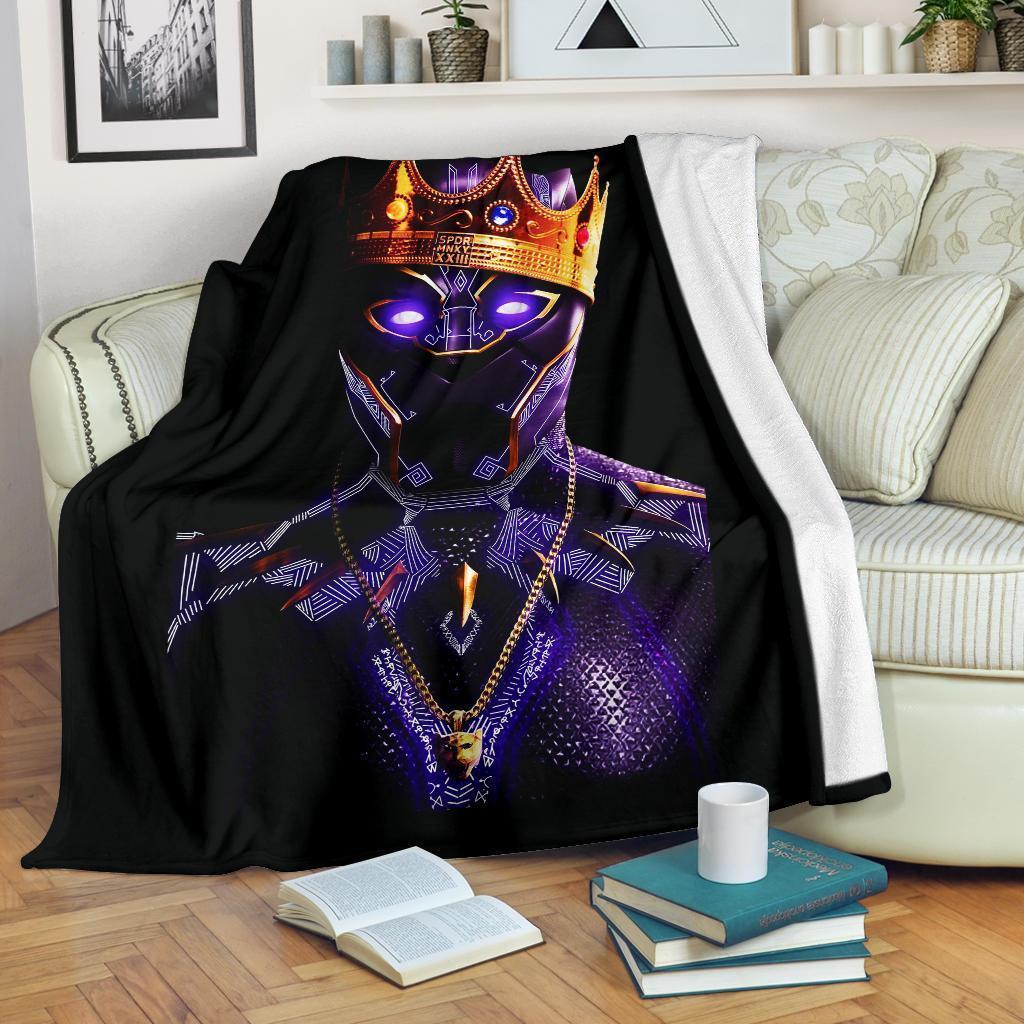 Best Seller Black Panther King Wakanda Fleece Blanket