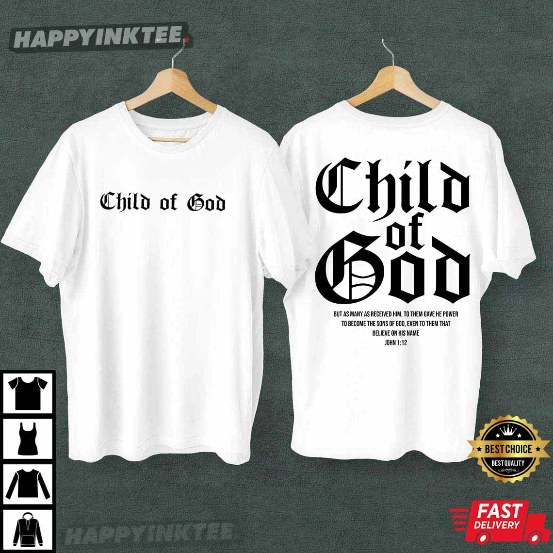 Child Of God Shirt, Bible Verse Shirt, Christian T-Shirt