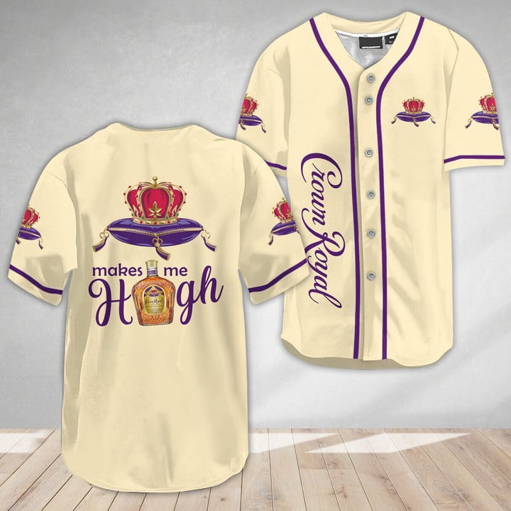 Crown Royal Make Me High Baseball Jersey - Customization Trend
