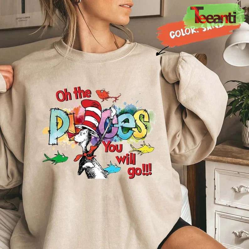 Dr Seuss Green National Read Across America Shirt