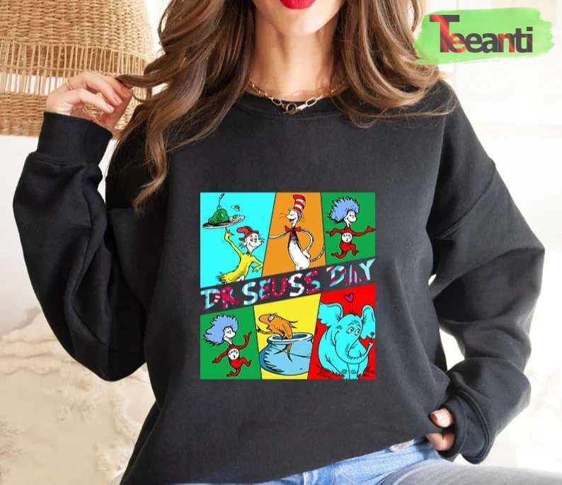 Dr Seuss Reading Day Inspired Sweatshirt