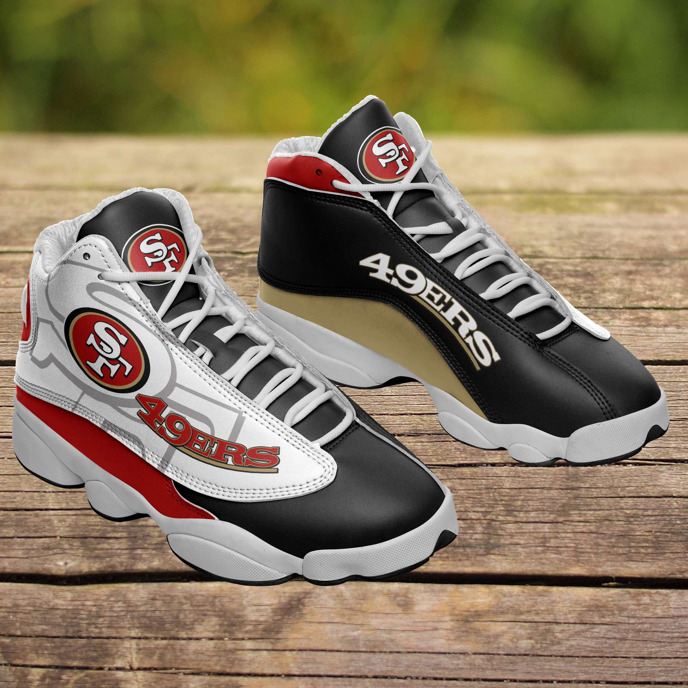 San Francisco 49ers Air Jordan 13 Shoes - Customization Trend